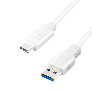 Cabo LOGILINK (USB-A«»USB-C) 60W 0.15Mts "White"