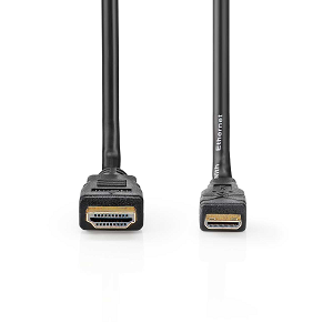 Cabo Monitor Mini HDMI«»HDMI 1.50Mts "Black"