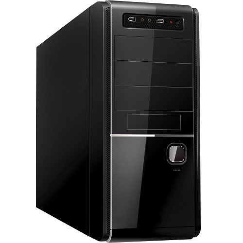 Caixa MidiTower UNYKA UK-8016 500W "Black"