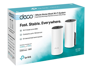 TP-LINK Deco M4 Router AC1200 Whole-Home Wi-Fi System Pack2