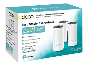 TP-LINK Deco P9 Whole Home Hybrid Mesh Wi-Fi System Pack3