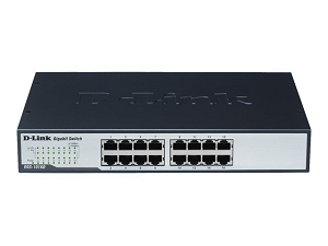 D-LINK DGS-1016D Switch Gigabit 16-Port 10/100/1000Mbps
