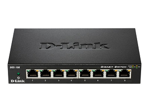 D-LINK DGS-108 Switch Gigabit 8-Port 10/100/1000Mbps