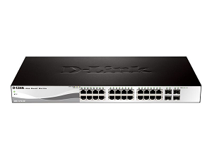 D-LINK DGS-1210-28 Smart Managed Switch 24-Port + 4-Port SFP