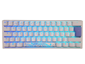 Teclado Ducky ONE 3 Classic Mini 60% Pure White RGB MX Brown