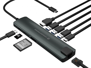 CONCEPTRONIC DONN06G 9-in-1 Multifunctional USB Hub Adapter