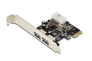 Placa DIGITUS PCI-E 2-Port USB3.0