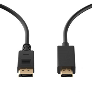 Cabo EWENT DisplayPort«»HDMI GoldPlated 1.0Mts