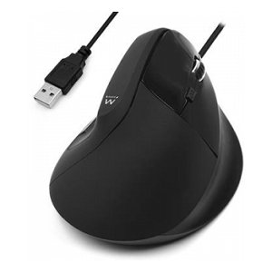 Rato EWENT Vertical Ergonomic Wired Mouse 800~1800dpi