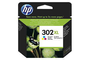 Tinteiro HP nº 302XL F6U67AE (330pág@5%) "Color"