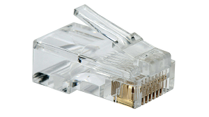 Ficha RJ45 de cravar