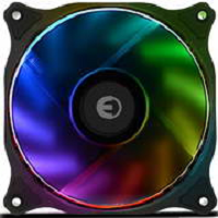 Cooler para Caixas EUROTECH EPIC RGB FAN PWM 120x120x25mm    