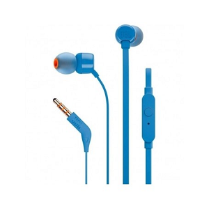 Headset JBL T110 In-Ear Headphones + Mic "Blue"