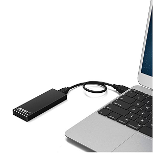 Caixa Externa MAIWO SSD M.2 S-ATA«»USB3.1 Type-C "Black"