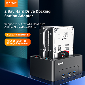 Docking Station MAIWO (USB3.0«»2x2.5"/3.5" S-ATA) Clone 1:1
