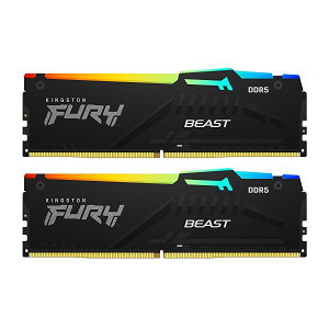 DIMM 2x16Gb DDR5 PC-5600 CL36 KINGSTON FURY Beast Black RGB