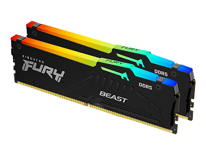 DIMM 2x16Gb DDR5 PC-6000 CL30 KINGSTON FURY Beast XMP RGB