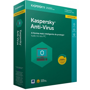 KASPERSKY Anti-Virus (1 ano - 3 PCs)