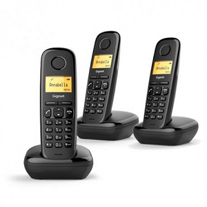Telefone GIGASET A170 Trio "Black"