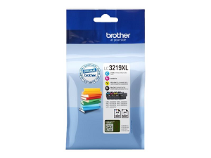 Tinteiro BROTHER (Pack 4 LC3219XLBK/C/M/Y) LC3219XLVAL