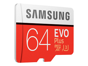 Micro Secure Digital Card SAMSUNG Class10 EVO Plus 64Gb (SD)
