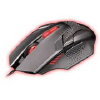Rato MKPLUS SLAYER RX100 ILLUMINATED Red 1600dpi USB "Black"