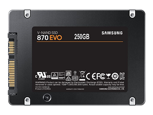 Disco SSD SAMSUNG Serie 870 EVO 250Gb 2.5" S-ATA6G