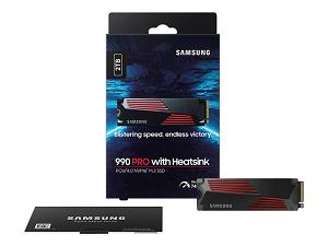Disco SSD SAMSUNG Serie 990 PRO Heatsink 2Tb M.2 PCIe 4.0 x4