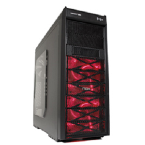 Caixa MidiTower NOX Coolbay VX Red Devil