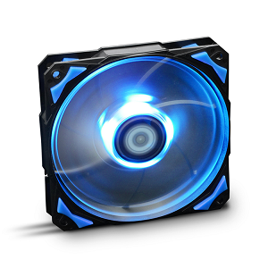 Cooler para Caixas NOX Hummer H-FAN LED 120x120x25mm "Blue"  