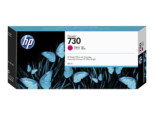 Tinteiro HP nº 730 P2V69A (300ml) "Magenta"