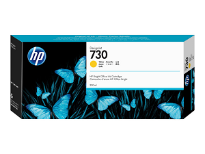 Tinteiro HP nº 730 P2V70A (300ml) "Yellow"