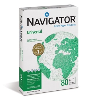 Papel NAVIGATOR Universal 210mm x 297mm A4 80g/m2 500 Folhas