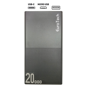 EUROTECH S3 Pro PowerBank 20.000mAh Quick Charge Type-C