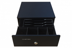 Mini Gaveta de Dinheiro SITTEN HS-240B RJ11 "Black"