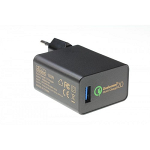 Transformador CLASSIC Quick Charge 2.0 5V~9V~12V~15V 18W