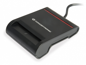 CONCEPTRONIC Smart ID Card Reader USB2.0 "Black"