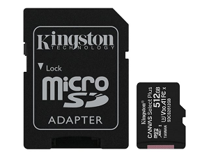 Micro Secure Digital Card KINGSTON Canvas Select+ 512Gb (SD)