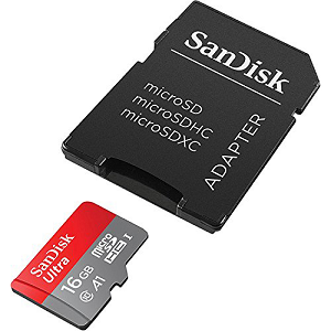 Micro Secure Digital Card SANDISK microSDHC 16Gb (SD)