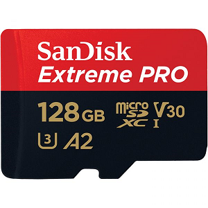 Micro Secure Digital Card SANDISK Extreme Pro 128Gb (SD)