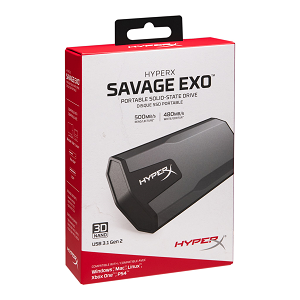 Disco SSD Externo KINGSTON HyperX Savage EXO 480Gb USB3.0