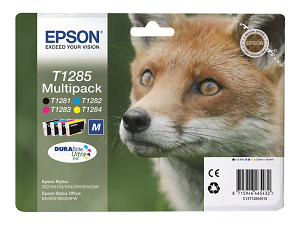 Tinteiro EPSON (Pack 4 T1281/T1282/T1283/T1284) T1285