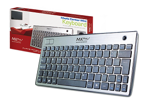 Teclado MKplus Media Center Mini Trackball Wireless