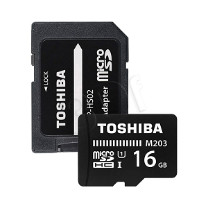 Micro Secure Digital Card TOSHIBA EXCERIA Class10 16Gb (SD)   