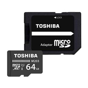 Micro Secure Digital Card TOSHIBA EXCERIA Class10 64Gb (SD)