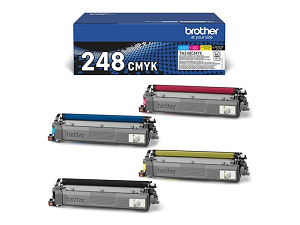 Toner BROTHER (Pack 4 TN-248BK/C/M/Y) TN248VAL