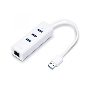 TP-LINK UE330 USB3.0 3-Port Hub + Gigabit Ethernet Adapter