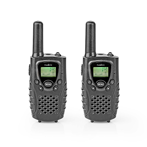 Walkie-Talkie NEDIS Range 8 Km, 8 Channels (Kit 2 Unidades)