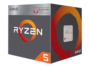 CPU AMD Ryzen 5 2400G 3.9GHz Max. SktAM4 6Mb Cache 65W