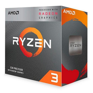 CPU AMD Ryzen 3 3200G 4.0GHz Max. SktAM4 6Mb Cache 65W